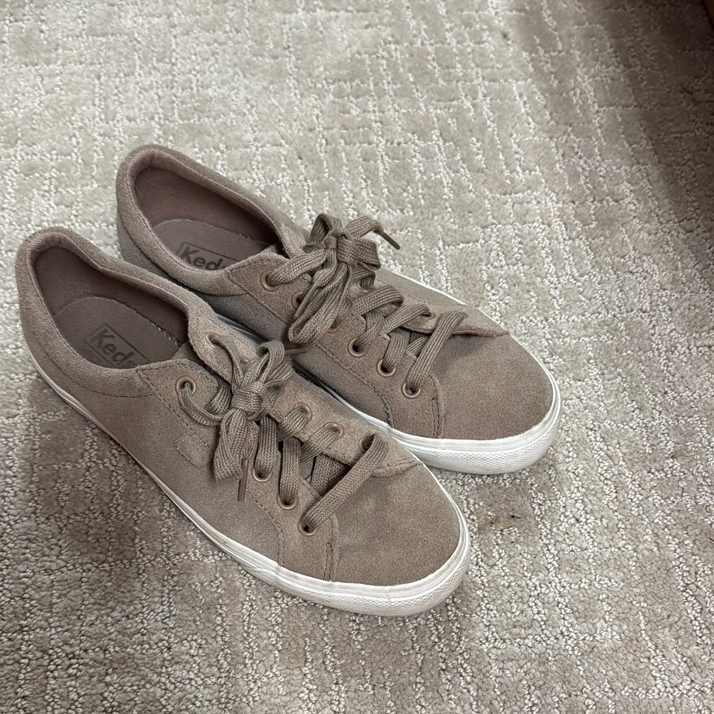 Keds Tan Canvas Sneakers